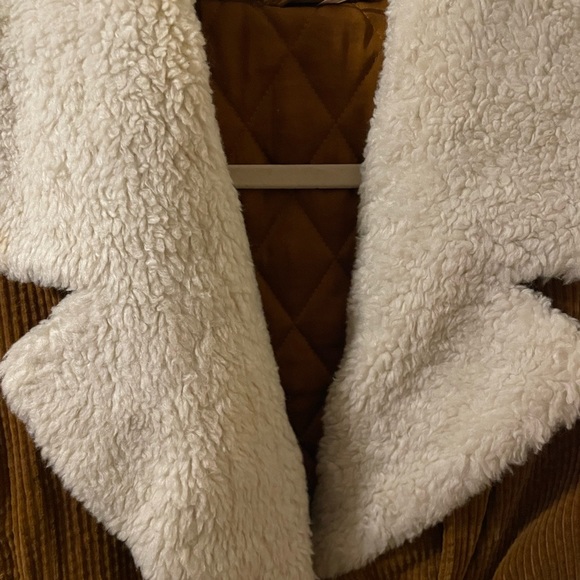 Free People Corduroy & Shearling Jacket - Picture 2 of 3